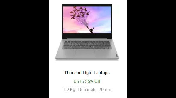 Up To 35% Off On Thin And Laptops Up To 35% Off On Thin And Laptops