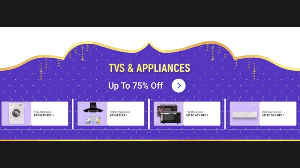Up To 75% Off On TV And Appliances Up To 75% Off On TV And Appliances