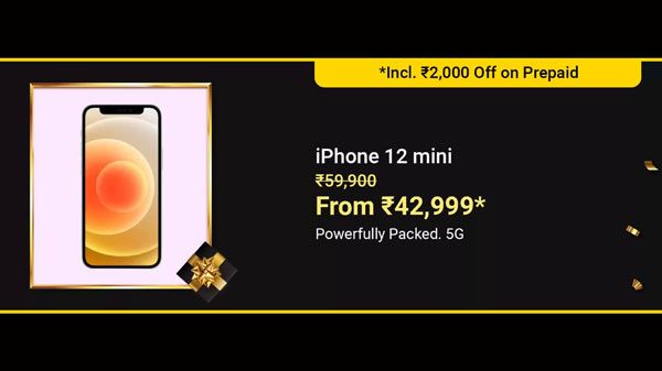 Apple iPhone 12 Mini (White, 64 GB) Apple iPhone 12 Mini (White, 64 GB)