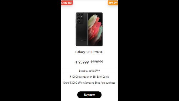 Samsung Galaxy S21 Ultra 5G Samsung Galaxy S21 Ultra 5G