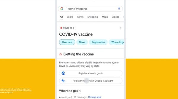 Google Assistant-enabled, End-to-end Vaccine Booking Flow Google Assistant-enabled, End-to-end Vaccine Booking Flow