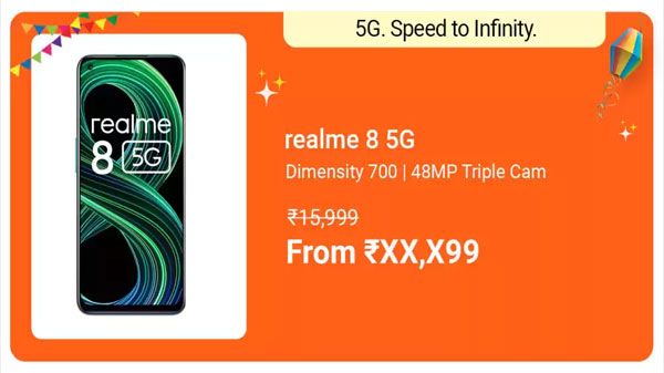 Realme 8 5G (Supersonic Black, 128 GB) Realme 8 5G (Supersonic Black, 128 GB)