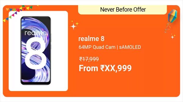 Realme 8 (Cyber Black, 128 GB) Realme 8 (Cyber Black, 128 GB)
