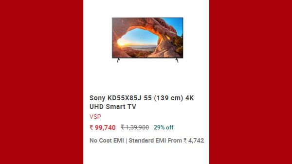 Sony X85J Ultra HD (4K) Smart Android LED 55 inch(139 cm) KD55X85J (2021 Model Edition) Sony X85J Ultra HD (4K) Smart Android LED 55 inch(139 cm) KD55X85J (2021 Model Edition)