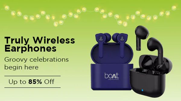 Up To 85% Off On Truly Wireless Earphones Up To 85% Off On Truly Wireless Earphones