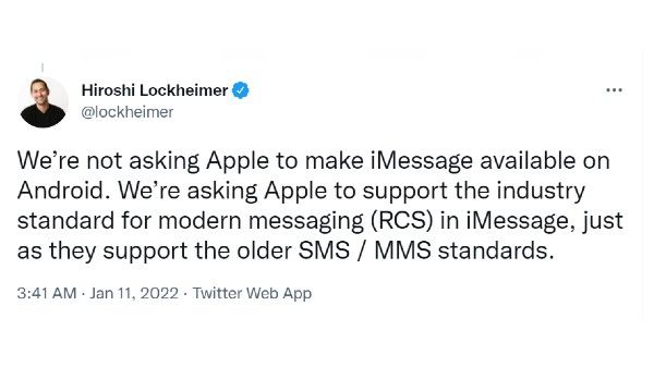 Google Exec Comments On iMessage Bullying Google Exec Comments On iMessage Bullying