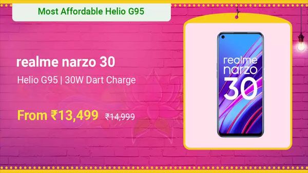 Realme Narzo 30 5G (Racing Silver, 64 GB) (4 GB RAM) Realme Narzo 30 5G (Racing Silver, 64 GB) (4 GB RAM)