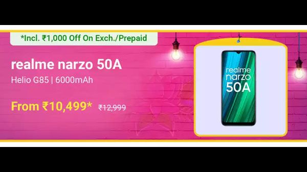 Realme Narzo 50A (Oxygen Blue, 64 GB) (4 GB RAM) Realme Narzo 50A (Oxygen Blue, 64 GB) (4 GB RAM)