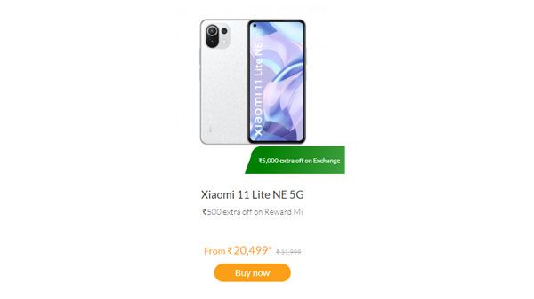 Xiaomi 11 Lite NE 5G,8GB+128GB Xiaomi 11 Lite NE 5G,8GB+128GB