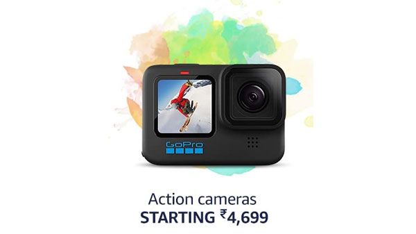 Action Cameras Starts From Rs. 4,699 Action Cameras Starts From Rs. 4,699