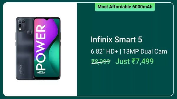 Infinix Smart 5 (Aegean Blue, 32 GB) (2 GB RAM) Infinix Smart 5 (Aegean Blue, 32 GB) (2 GB RAM)