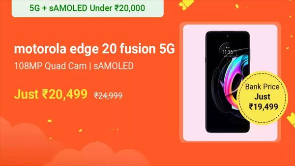 MOTOROLA Edge 20 Fusion (Electric Graphite, 128 GB) (8 GB RAM) MOTOROLA Edge 20 Fusion (Electric Graphite, 128 GB) (8 GB RAM)
