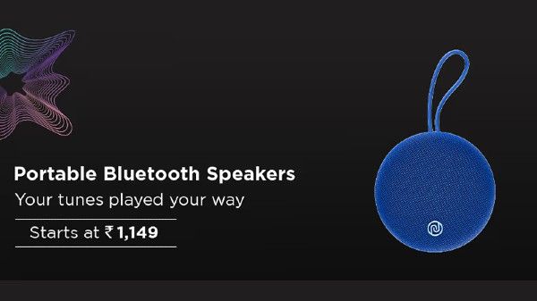 Portable Speakers Starts From Rs. 1,149 Portable Speakers Starts From Rs. 1,149