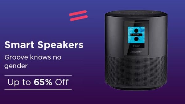 Up To 65% Off On Smart Speakers Up To 65% Off On Smart Speakers
