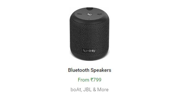 Bluetooth Speakers Starts From Rs. 799 Bluetooth Speakers Starts From Rs. 799