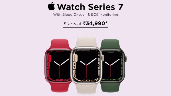 Apple Watch Series 7 Smart Watch (GPS+GLONASS, 41mm) (Blood Oxygen App, MKMX3HN/A, Midnight, Sport Band) Apple Watch Series 7 Smart Watch (GPS+GLONASS, 41mm) (Blood Oxygen App, MKMX3HN/A, Midnight, Sport Band)