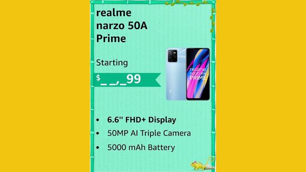 Realme Narzo 50A Prime Realme Narzo 50A Prime