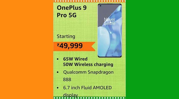 OnePlus 9 Pro 5G (Morning Mist, 8GB RAM, 128GB Storage) OnePlus 9 Pro 5G (Morning Mist, 8GB RAM, 128GB Storage)
