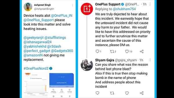 Update: OnePlus Nord 2 Reportedly Exploded, Second Incident In a Month Update: OnePlus Nord 2 Reportedly Exploded, Second Incident In a Month