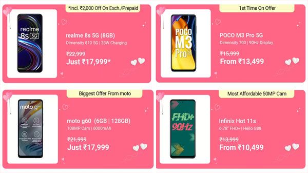 Flipkart Mobile Bonanza Sale: Valentine's Day Offers On Budget Phones Flipkart Mobile Bonanza Sale: Valentine's Day Offers On Budget Phones