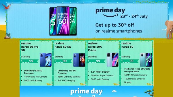 Amazon Prime Day Sale 2022: List Of Realme Mobiles To Get Discounts Amazon Prime Day Sale 2022: List Of Realme Mobiles To Get Discounts