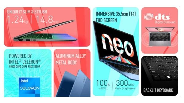Infinix INBook X1 Neo Budget Laptop Launched Infinix INBook X1 Neo Budget Laptop Launched