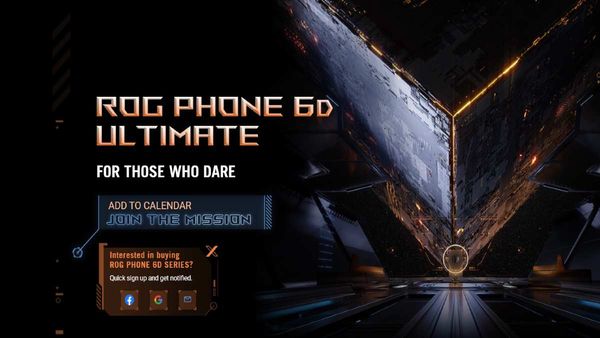 Asus ROG Phone 6D Ultimate Launching On September 19 Asus ROG Phone 6D Ultimate Launching On September 19
