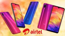 ઝિયામી રેડમી નોટ 7 અને નોટ 7 પ્રો પર એરટેલ ના રૂ. 249 અને રૂ. 349 પ્લાન પર ડબલ ડેટા મળશે 
