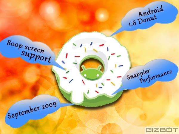 એન્ડ્રોઇડ 1.6 ડોનટ