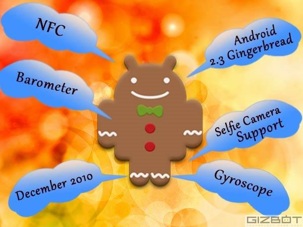 એન્ડ્રોઇડ 2.3 જીંજરબ્રેડ