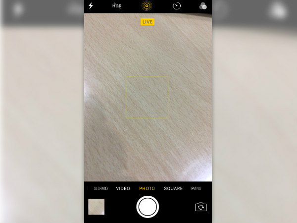 લાઈવ ફોટો ફીચર ને કઈ રીતે બંધ કરવું