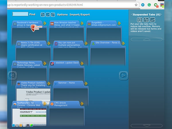 ટુ મેની ટેબ્સ