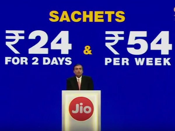 સગવડ માટે બે sachets