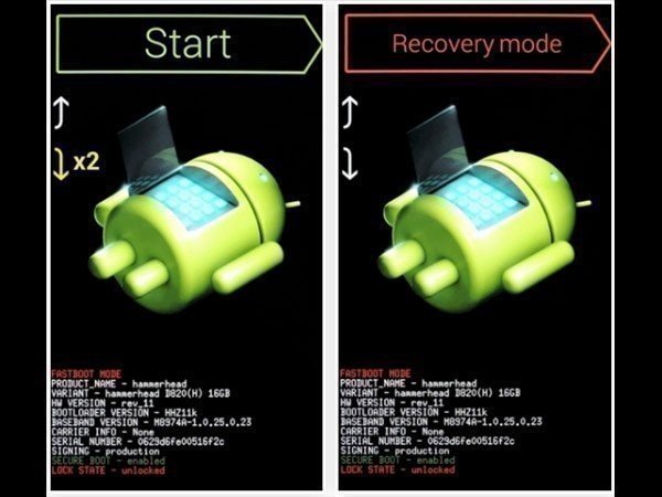 પદ્ધતિ 1: રિકવરી મોડ