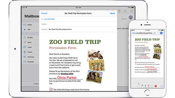 IPhone અથવા iPad પર સંપાદન અથવા સાઇનિંગ પીડીએફ