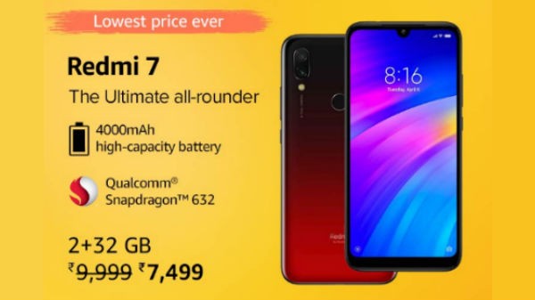 Redmi 7 પર 25% ડિસ્કાઉન્ટ