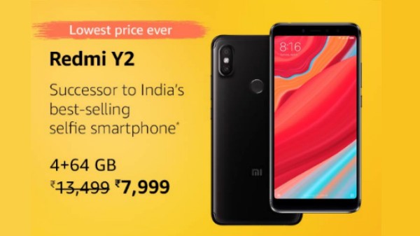 Redmi y2 પર 41 ટકા ડિસ્કાઉન્ટ