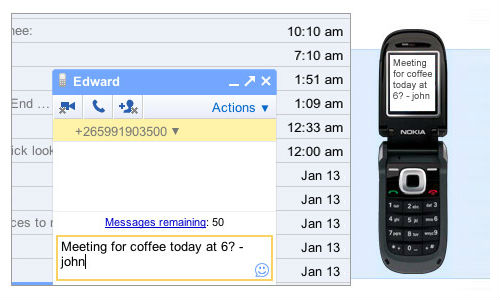कैसे करें जीमेल एकाउंट से फ्री एसएमएस कैसे करें जीमेल एकाउंट से फ्री एसएमएस