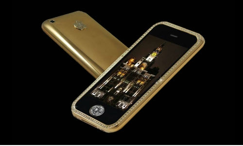 Gold plated iphone