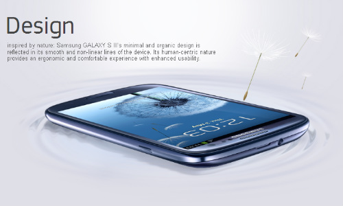 Samsung galaxy s3 Design