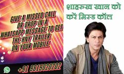 शाहरुख खान को करें मिस्ड कॉल 