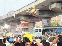 जब आसमान में उड़े ड्रोन वाले हनुमान 