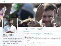 ट्विटर से जुड़े राहुल गांधी