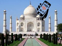 ताजमहल देखने वाले पर्यटकों को मिलेगा फ्री वाईफाई 