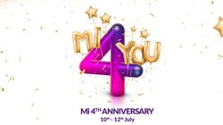Xiaomi MI  की चौथी सालगिरह में मात्र 4 रुपए में मिलेंगे स्मार्टफोन