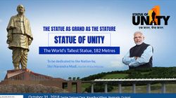Statue of Unity का अनावरण, सोशल मीडिया पर छाई दुनिया की सबसे बड़ी प्रतिमा 