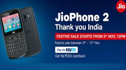 Jio Phone 2 की पहली बार ओपन सेल हुई शुरू, 12 नवंबर तक फोन खरीदने का मौका