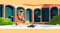 गूगल ने डूडल के जरिए मनाया अमृता प्रीतम का 100वां जन्मदिन