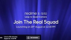 Realme 5 और Realme 5 Pro कुछ देर बाद होंगे लॉन्च, यहां देखें लाइव इवेंट