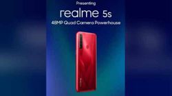 Realme 5s हुआ लॉन्च, 9,999 रुपए में 4 GB रैम और 48 MP सेंसर के साथ 4 कैमरों का सेटअप